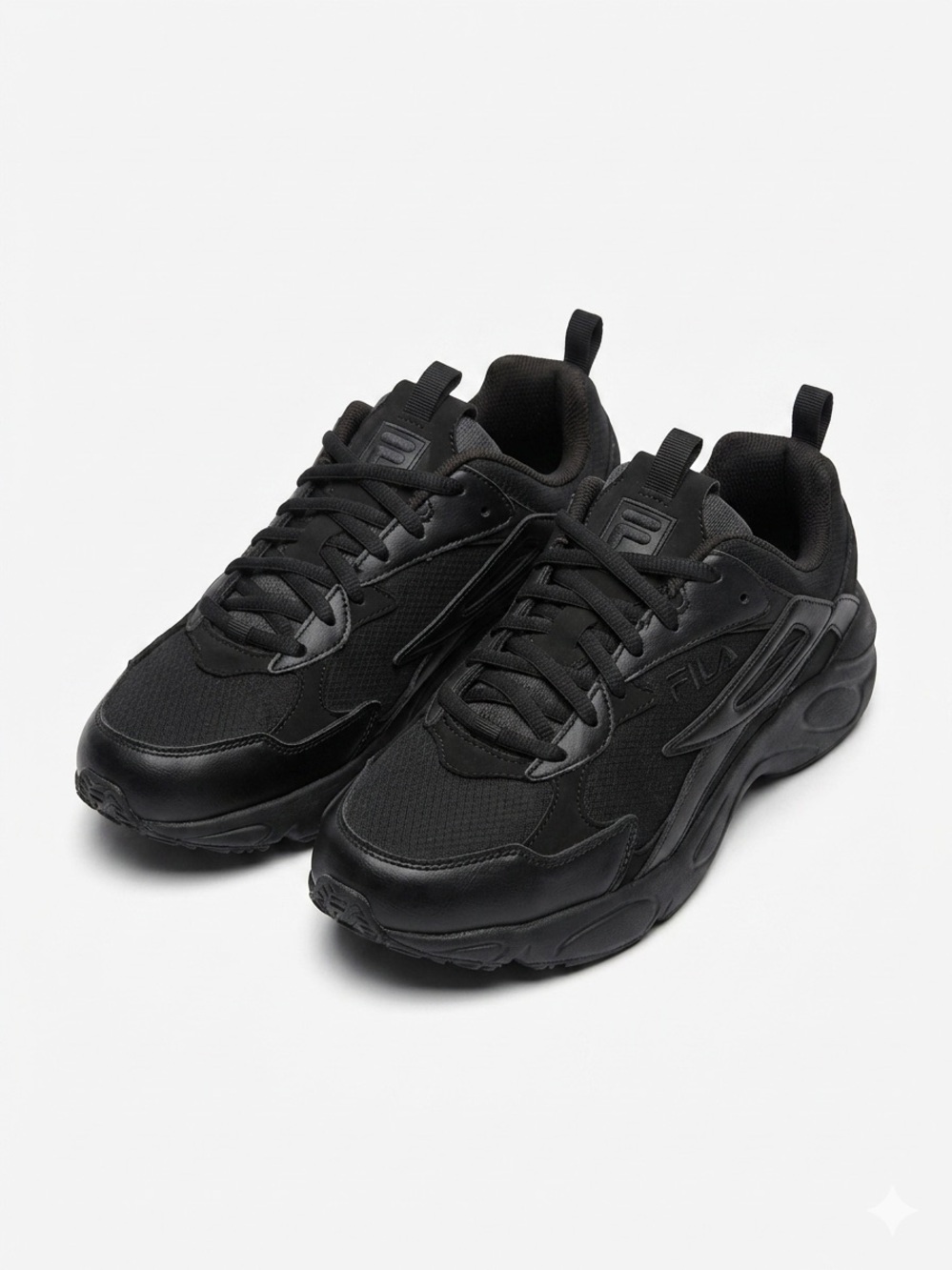Fila All-Black Sports Sneakers